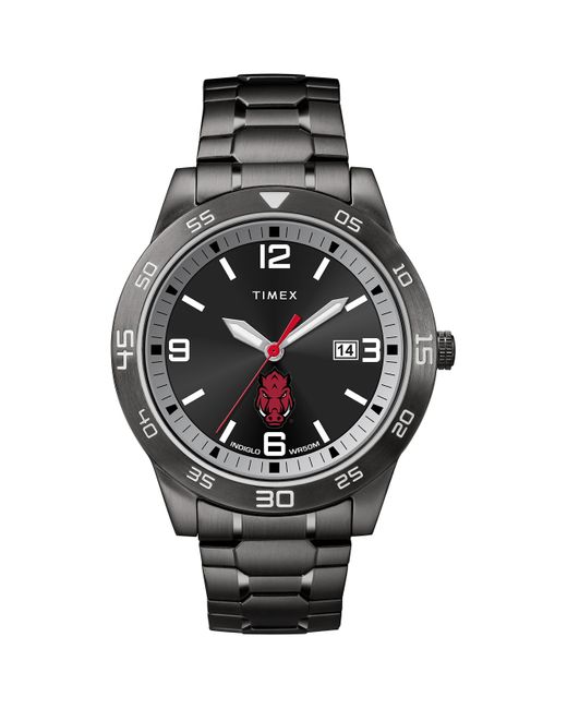 Timex Tribute Collegiate Acclaim 42mm Watch – Arkansas Razorbacks With ...