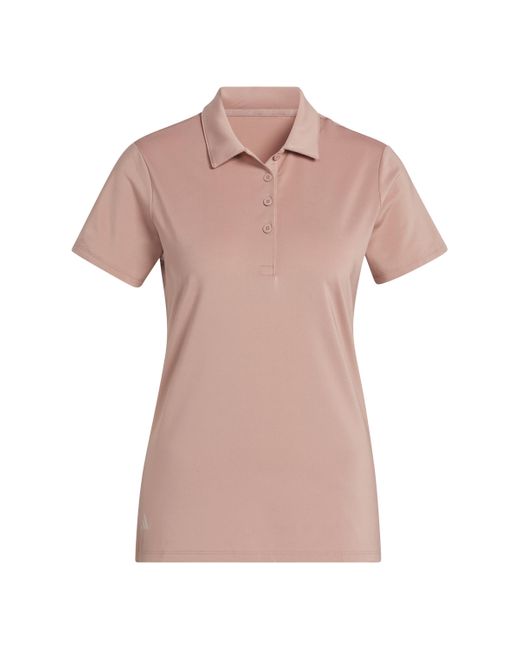 adidas Women's Pink Ultimate365 Solid Polo Shirt