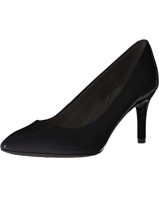 Rockport Total Motion 75mm Pointed Toe Pump in Black
