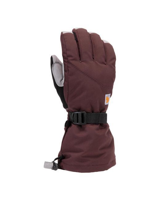 Carhartt Brown Storm Defender Insulated Gauntlet Glove