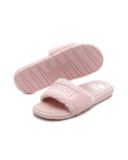 PUMA Cool Cat Sherpa in Pink - Lyst
