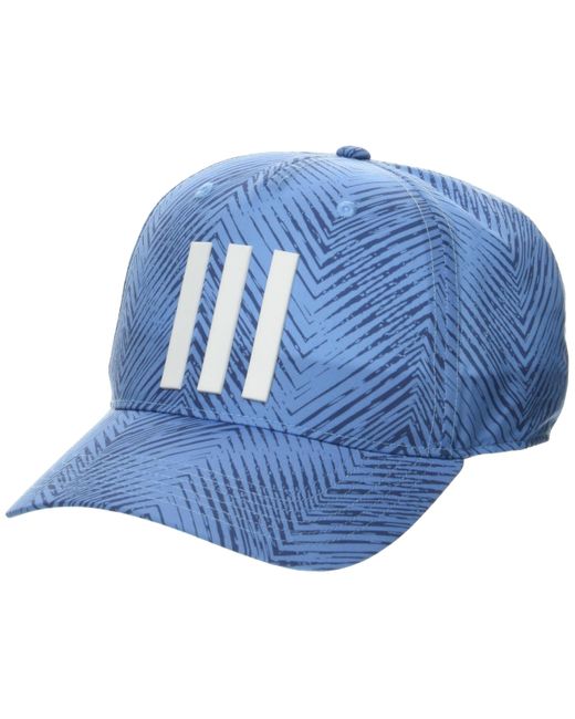 Adidas Blue Tour 3-stripes Printed Hat for men