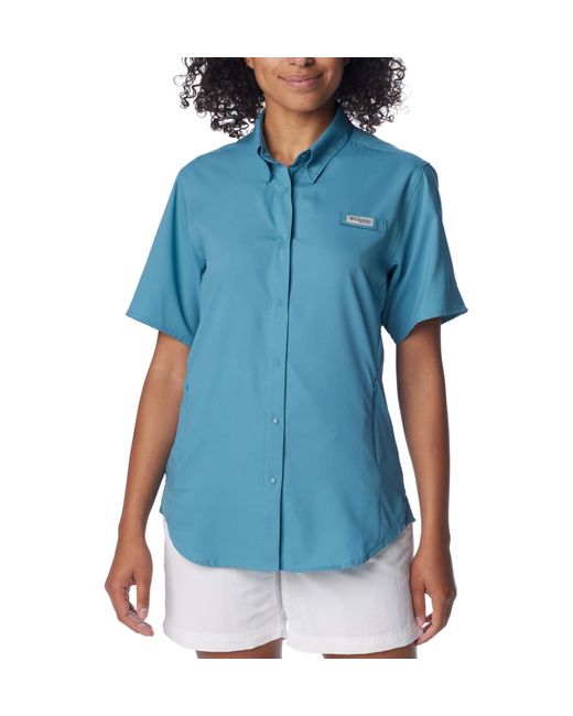 Columbia Blue Tamiami II Kurzarm-Shirt Wandershirt