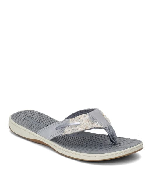 Sperry Top-Sider Gray S Shoes Parrotfish Flip-flop