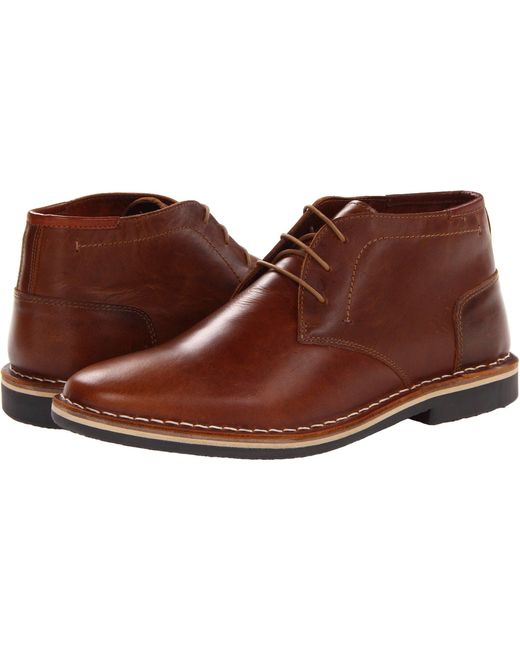 steve madden men's harken chukka boot cognac