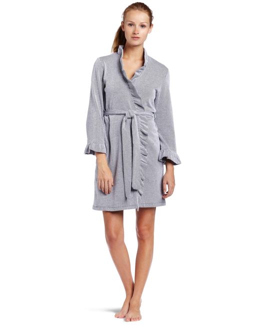 Natori Gray Josie By Sleepwear S Indulge 36 Inches Robe