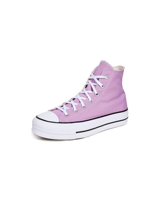 Converse Chuck Taylor All Star Lift Platform Sneaker in Purple