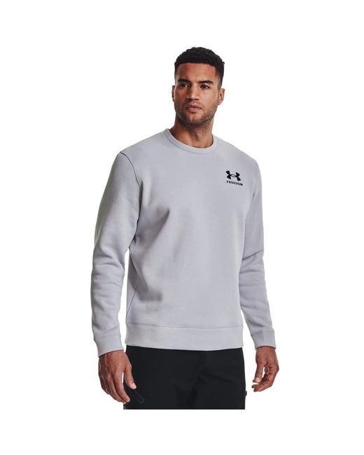 Under Armour Gray S Freedom Rival Terry Crew, for men