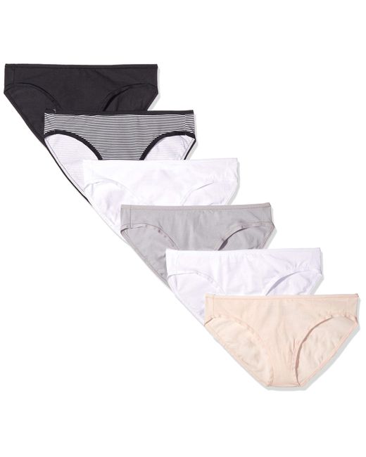 Amazon Essentials White Cotton Bikini Brief Underwear