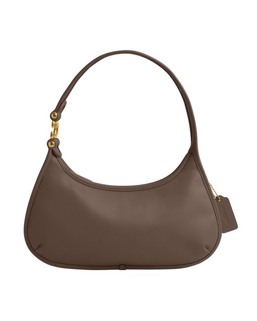 COACH Brown Glovetanned Leather Eve Shoulder Bag