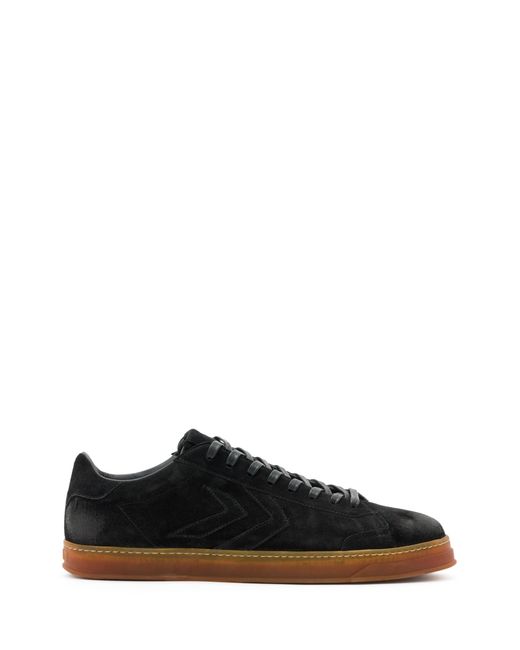 John Varvatos Men's Black 315 Street Low Top Sneaker