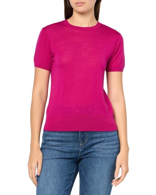 Brooks Brothers Red Merino Wool Sweater Short Sleeve Shell