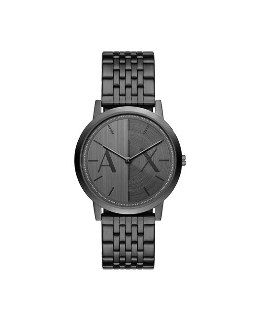 Armani Exchange Gray Two-hand Stainless Steel Watch for men