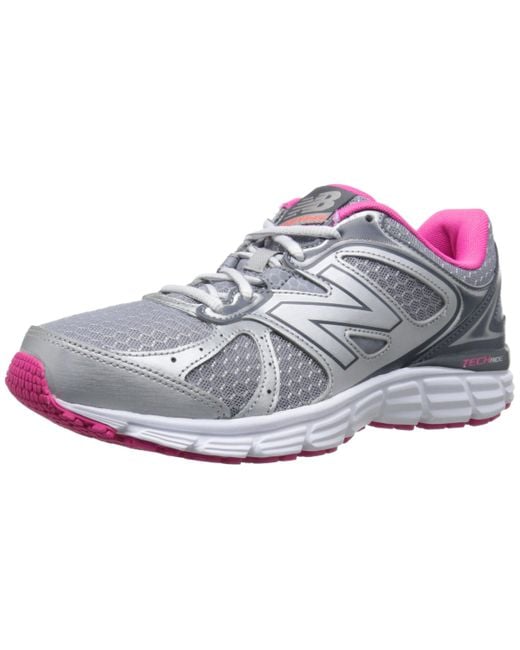 New Balance Synthetic 560 V6 Running Shoe in Silver/Pink (Gray) | Lyst