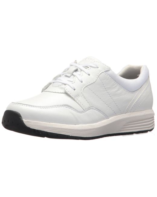 Rockport Leather Trustride W Tie Fashion Sneaker in White - Save 26% - Lyst