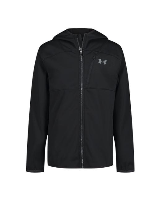 Under Armour Mens Jacket Sim Softshell in Carbon Black (Black) for Men