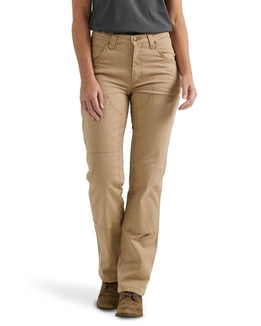Wrangler Riggs Workwear Double Knee Work Pant Utility in Natural