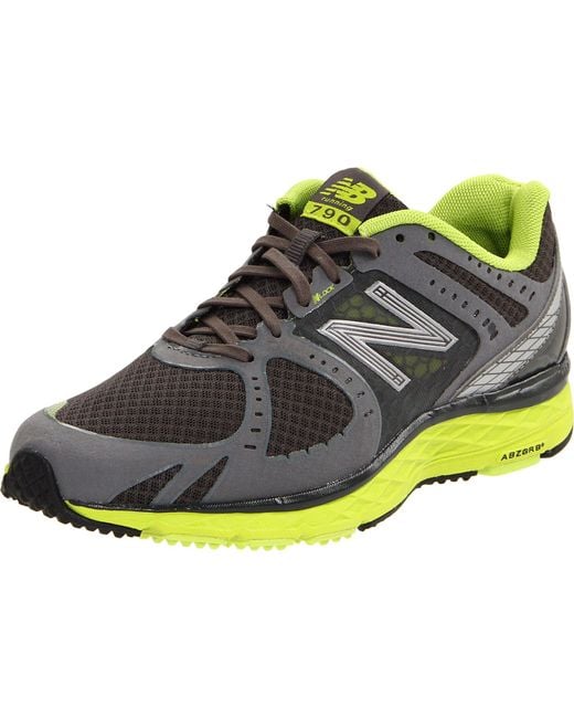 New Balance 790 V1 Running Shoe in Grey/Lime (Yellow) | Lyst