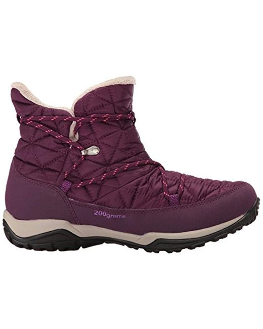 Columbia Loveland Shorty Omni heat Snow Boot in Purple Mens Winter Boots Womens Boot Columbia Loveland Shorty Snow
