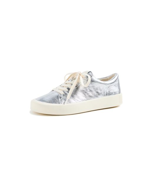 Vince White Gabi Lace Up Sneakers