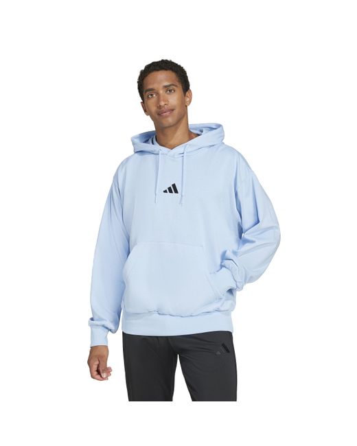 Felpa con cappuccio da uomo in di Adidas in Blue da Uomo