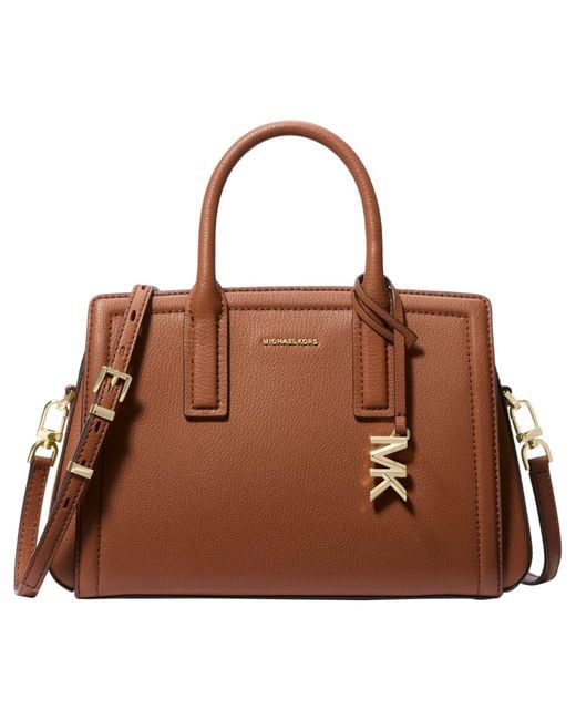 Michael Kors Sm Satchel in het Brown