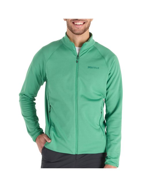 Marmot Green Leconte Fleece Jacket for men