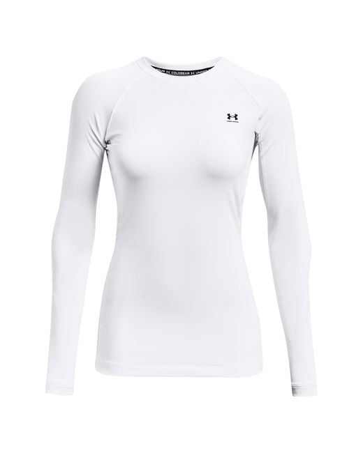 Under Armour Blue S Authentics Long Sleeves Crew Neck T-shirt