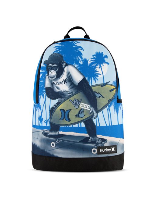 Hurley Blue Graphic Backpack for men