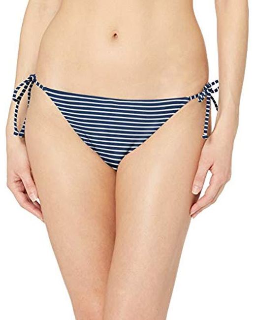 Amazon Essentials Side Tie String Bikini Swimsuit Bottom in Navy ...