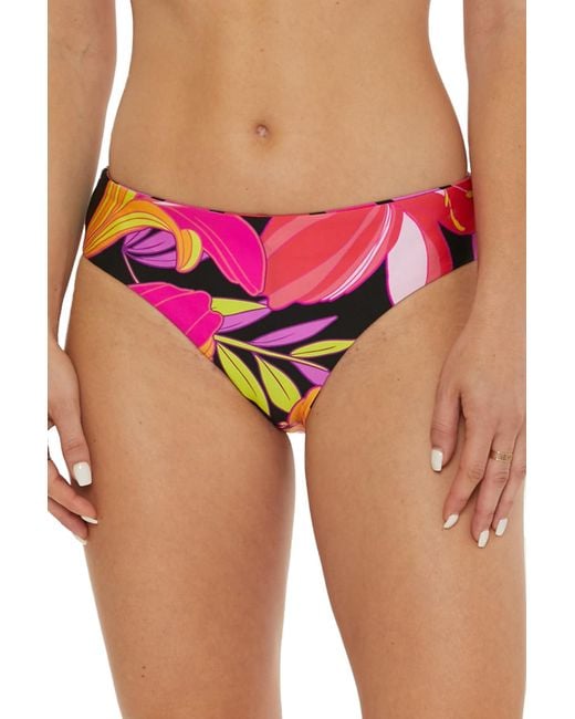 Trina Turk Pink Standard Solar Hipster Bikini Bottom