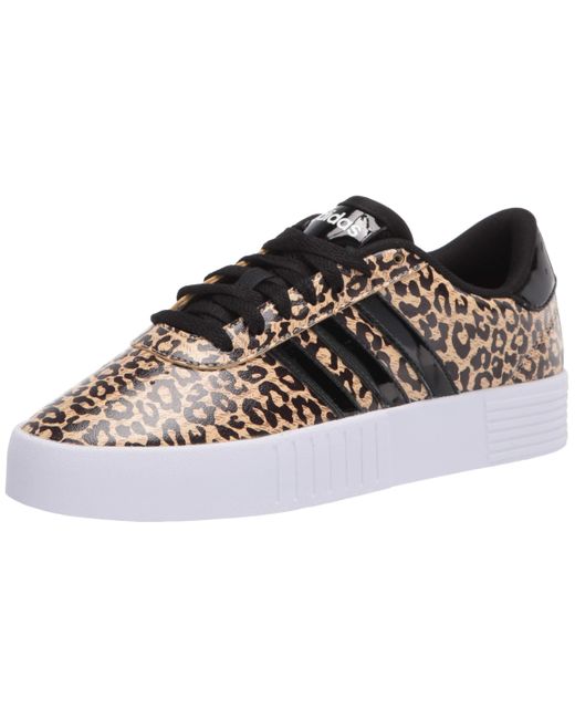 adidas Womens Court Bold Sneaker in Black - Save 25% - Lyst