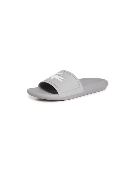 Lacoste Croco Slide Sandal for Men Lyst