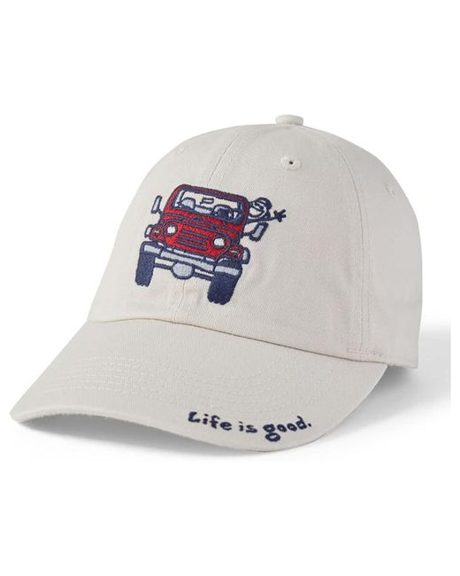 Life Is Good. Multicolor Adult Chill Cap-adjustable Embroidered Graphic Baseball Hat For And