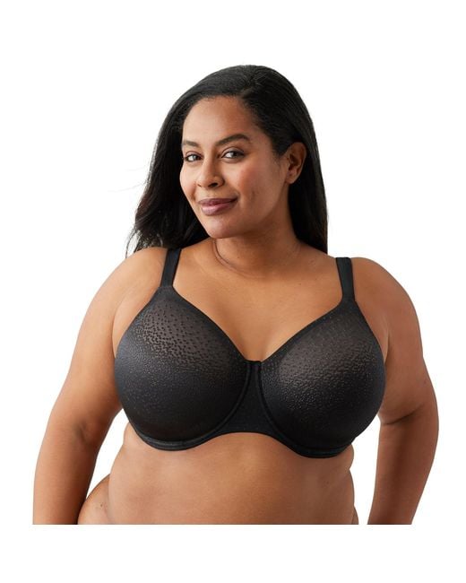 Wacoal Black Plus Size Back Appeal Unlined Full Coverage Underwire Bra