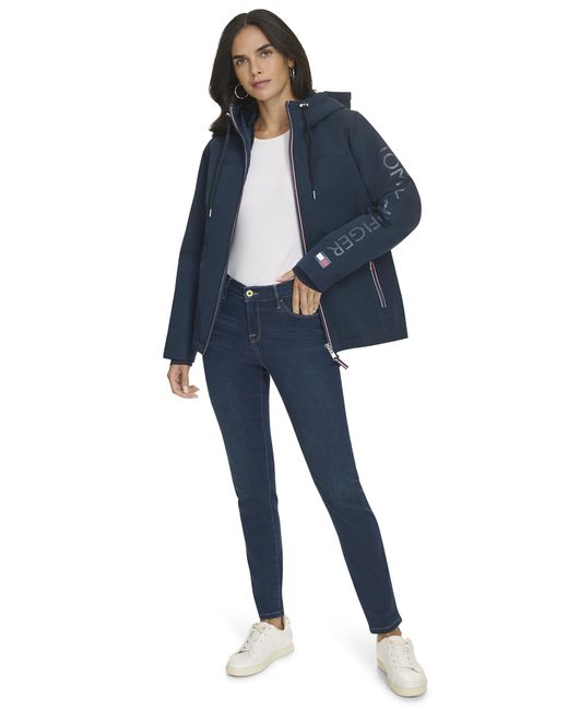 Tommy Hilfiger Blue Iconic Stadium Jacke