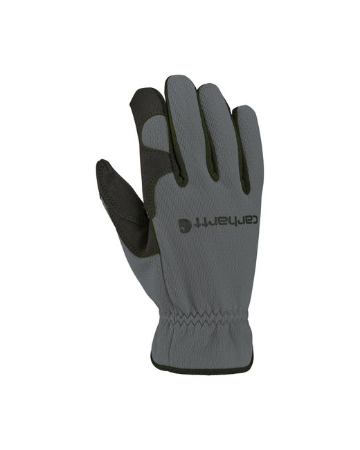 Carhartt Gray Thermal-lined High Dexterity Open Cuff Glove for men