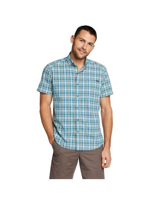 Eddie Bauer Blue Regular Fit Upf Guide 2.0 Long-sleeve Shirt for men