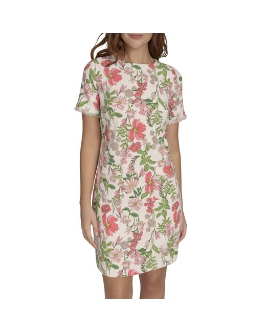 Tommy Hilfiger Women's Hopsack Weave A-line Dress