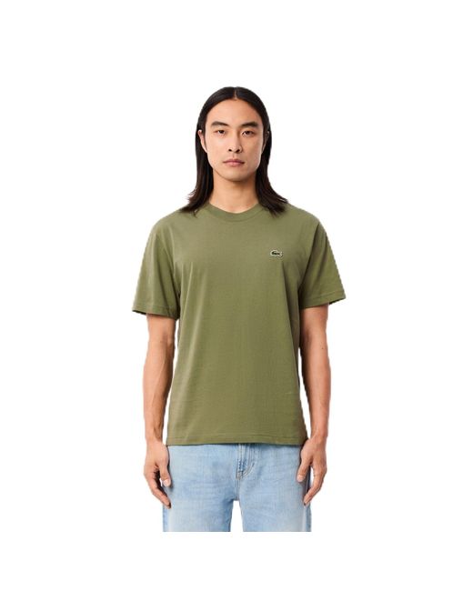 Lacoste Green Classic Fit Cotton Jersey T-shirt for men