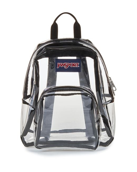 Jansport Black Lightweight 10l Backpack With Adjustable Straps And Front Zipper Pocket - Perfect For