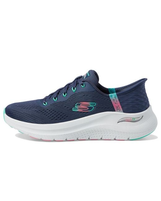 Skechers Blue Arch Fit 2.0 Easy Chic Hands Free Slip-ins Sneaker