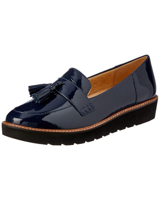 naturalizer august loafer navy