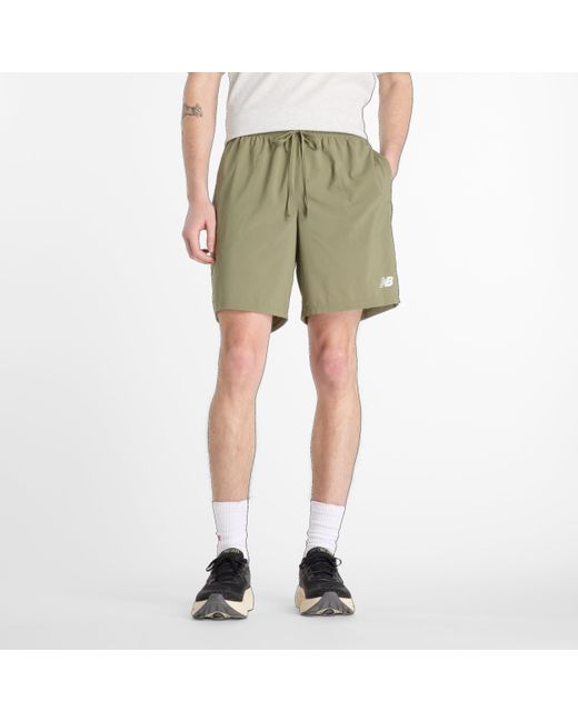 New Balance Green Sport Short 7" for men