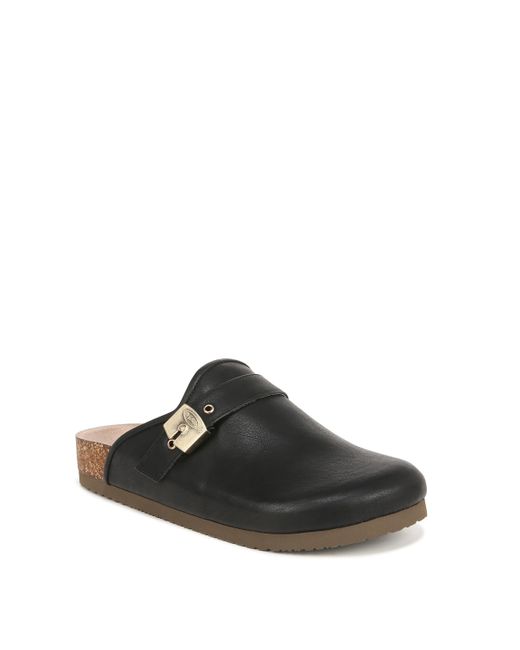 Dr. Scholls Louis Iconic Clog Mule in Black Lyst