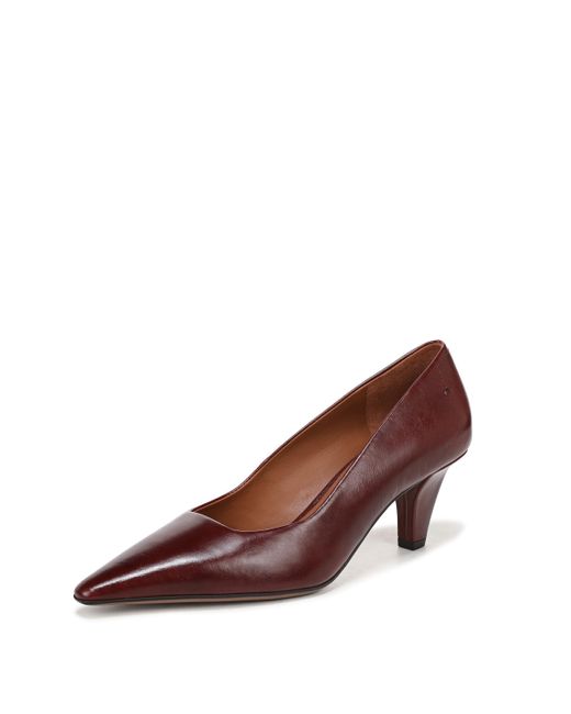 Franco Sarto Brown Astra Pump Mahogany Red Leather 8 M