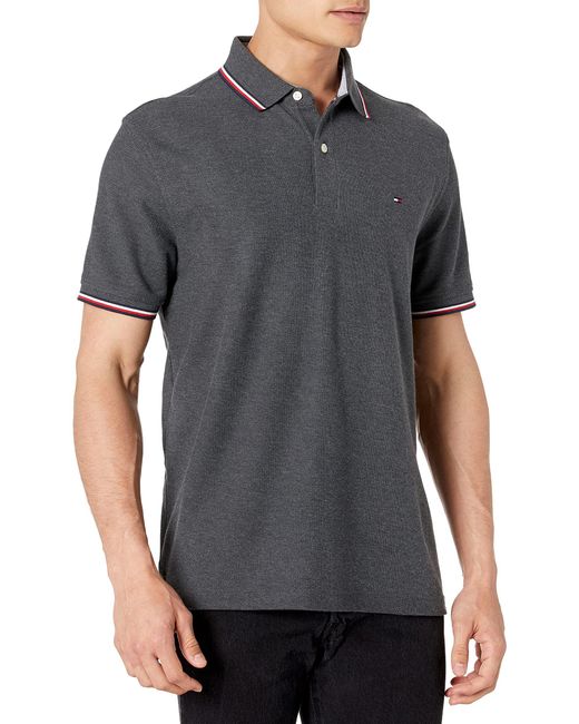 Tommy Hilfiger Sport Moisture Wicking Polo Shirt With Quick Dry And Uv  Protection in Gray for Men - Save 35% - Lyst