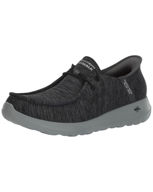 Skechers Black Gowalk Max Slip-Ins Athletic Slip On Casual Walking Schuhe | Luftgekühlter Memory Foam Sneaker