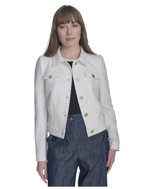 Tommy Hilfiger Blue Suits Trucker Jacket