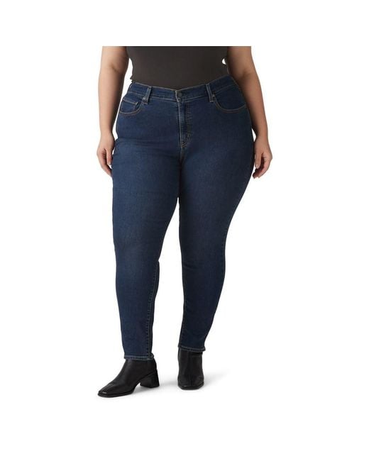 Levi's Blue 721 High Rise Skinny Jeans